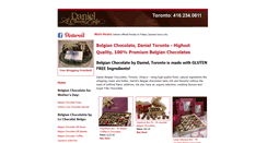 Desktop Screenshot of danielchocolates.ca
